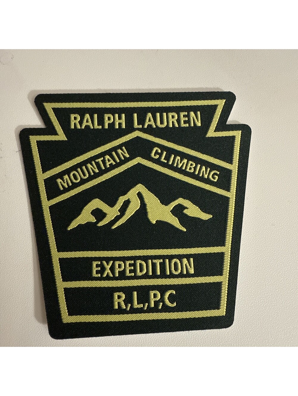LARGE POLO RALPH LAUREN PATCHES RL MOUNTAIN CLIMBING EXPEDITION 3.75 INCH